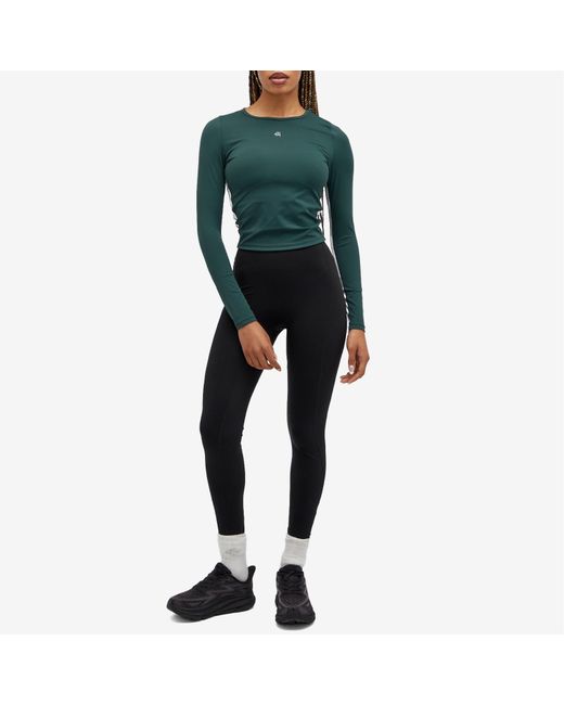 4th & Reckless Green Abby Active Long Sleeve Top