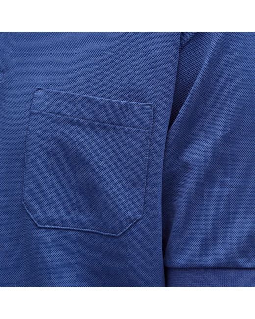 Gucci Blue Collar Logo Polo Shirt for men