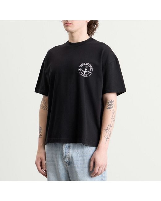 Cole Buxton Black State T-Shirt for men