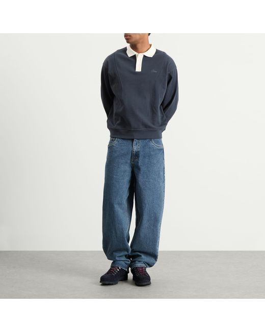 Dime Blue Baggy Denim Pants for men
