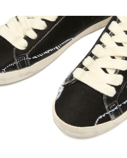 Golden Goose Deluxe Brand Black Velvet Super Star Sneaker