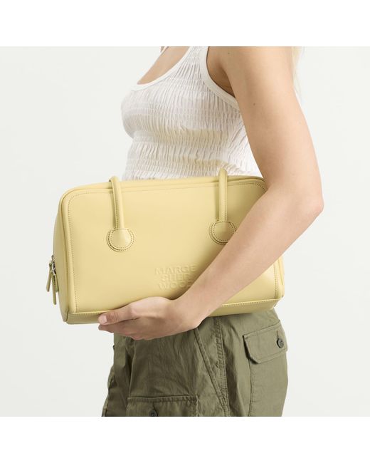 MARGE SHERWOOD Yellow Soft Boston Bag
