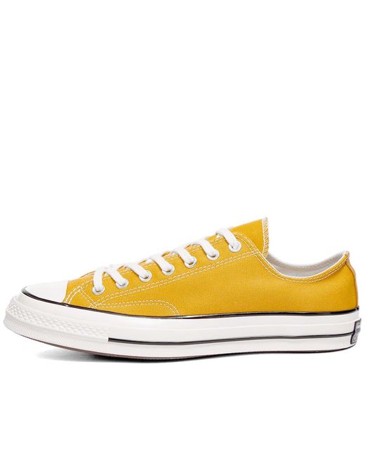 Converse 70's Chuck Low Canvas Sneakers in Yellow for Men - Save 69% | Lyst  Canada