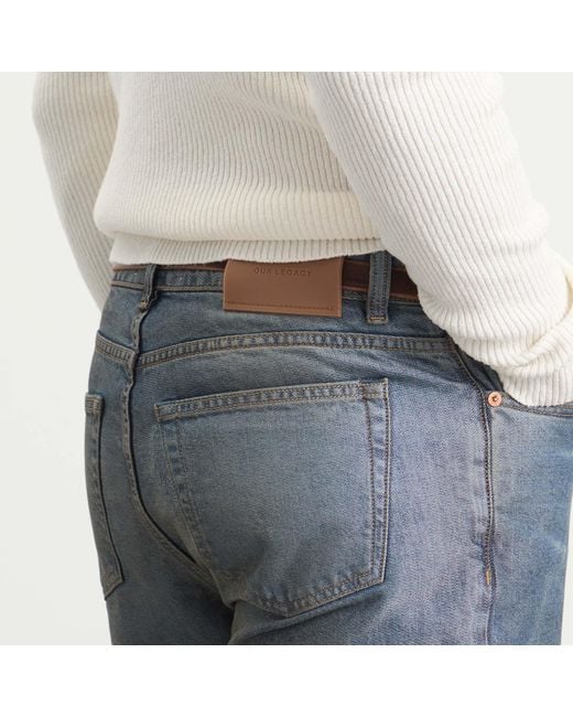 Our Legacy Blue Carlson Cut Jeans for men