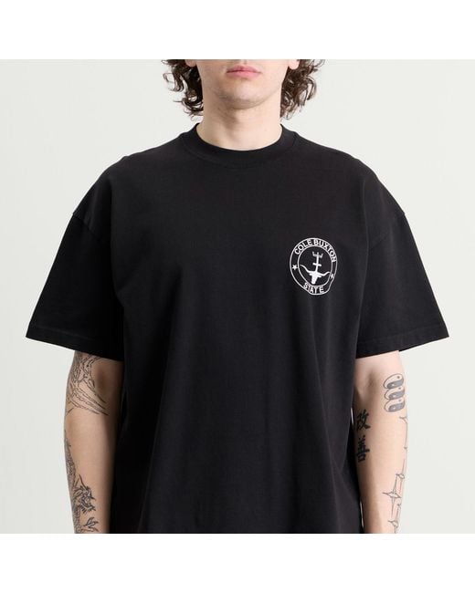 Cole Buxton Black State T-Shirt for men