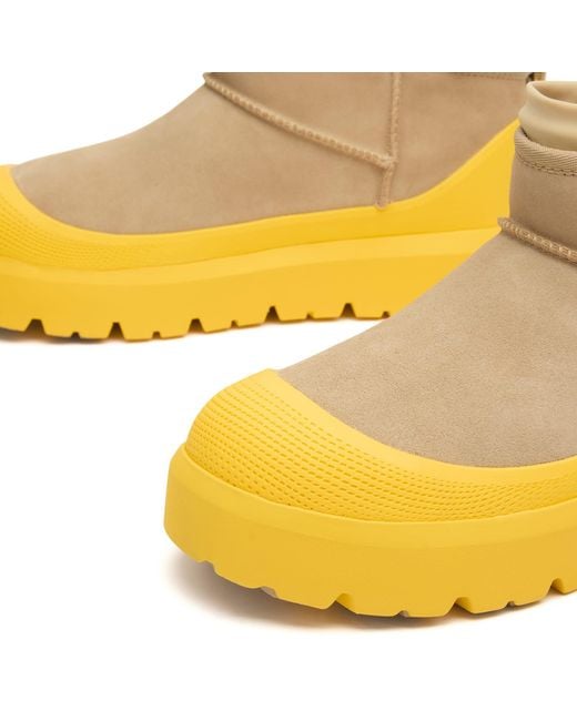 Ugg Yellow Ultra Mini Weather Hybrid Boot for men
