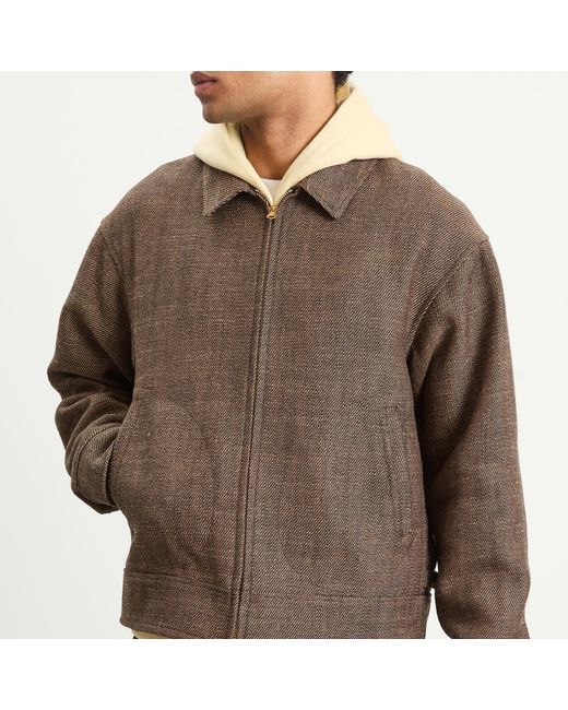 Visvim Brown Strato Bomber Jacket for men