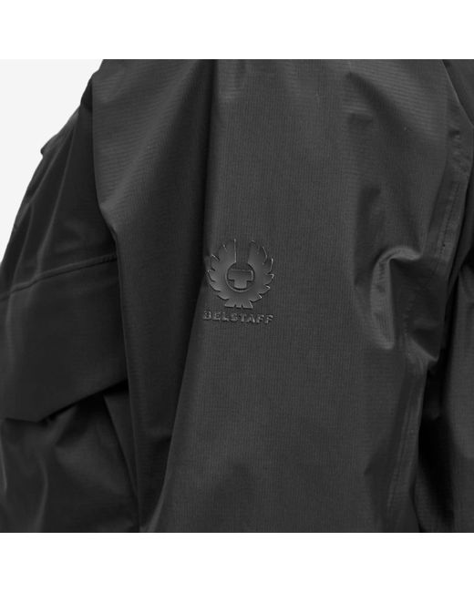 Belstaff Black Stormblock Shell Hooded Jacket for men