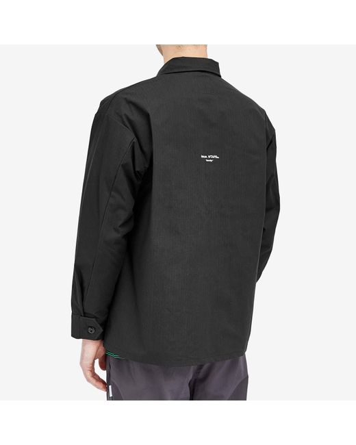 (w)taps Black 13 Shirt Jacket for men