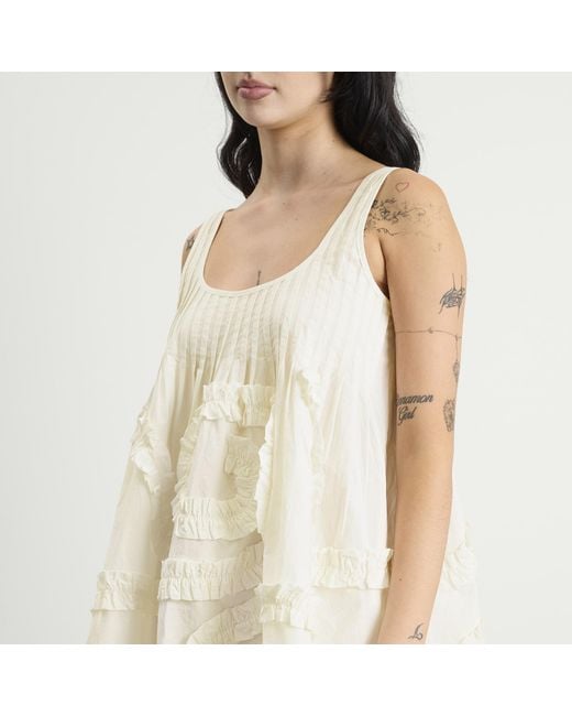 Damson Madder White Stella Mini Dress