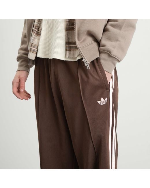 Adidas Brown Firebird Track Pant for men