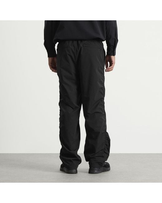 Beams Plus Black Puckering Easy Trousers for men
