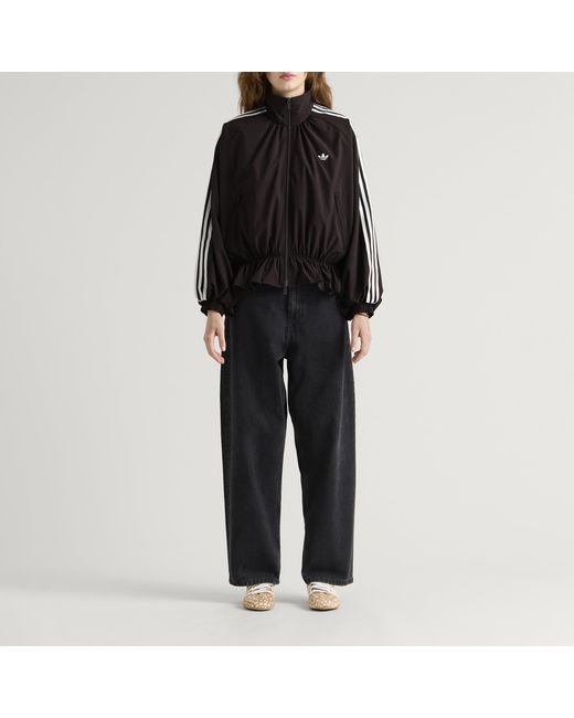 Adidas Black Blousy Oversized Track Top