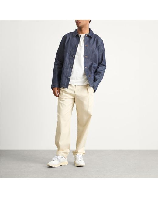 A.P.C. Blue Kerlouan Denim Jacket for men