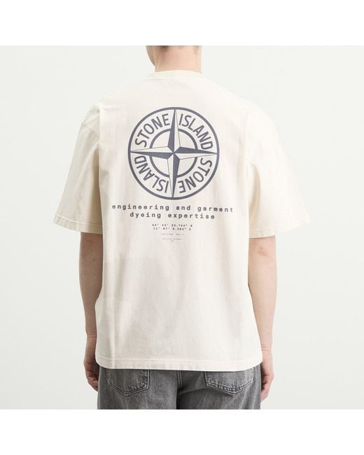 Stone Island Natural Whirlwind Type T-Shirt for men