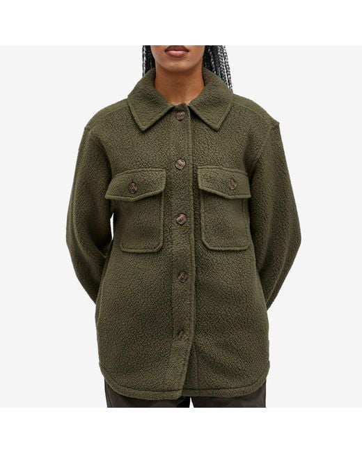 Patagonia Green Retro Pile Shacket