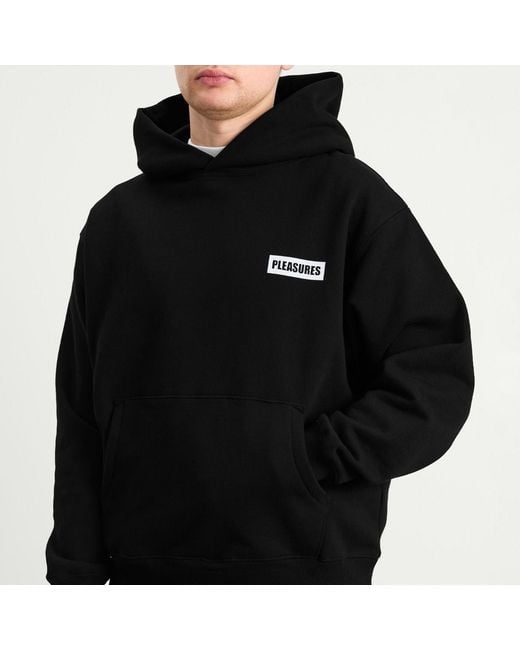 Pleasures Black X Boiler Room Workman Hoodie for men