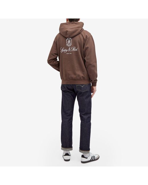 Sporty & Rich Brown Vendome Hoodie for men