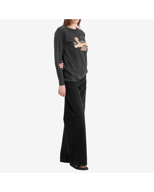 Isabel Marant Black Lemony Baggy Jeans