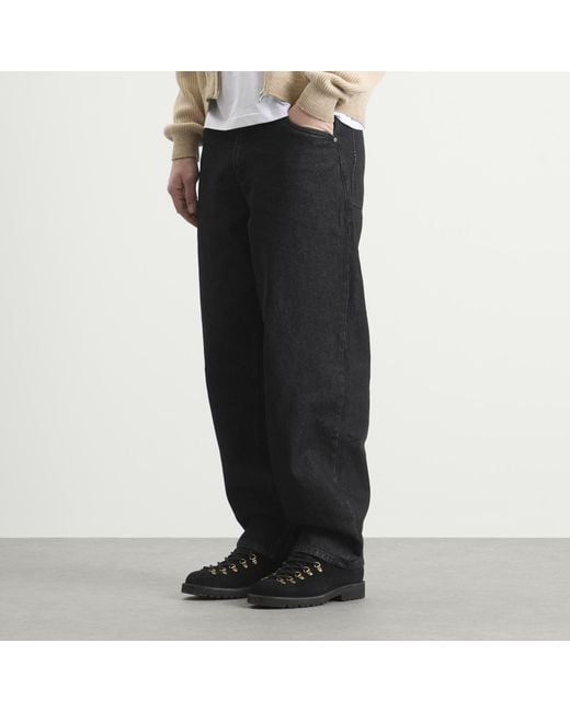 Dime Black Baggy Denim Pants for men