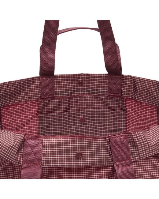 Hay Purple Grid Weekend Bag