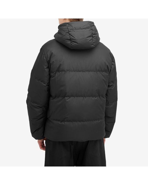 C P Company Black Metropolis Pertex Hooded Down Jacket for men