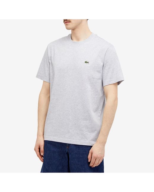 Lacoste White Classic Cotton T-Shirt for men