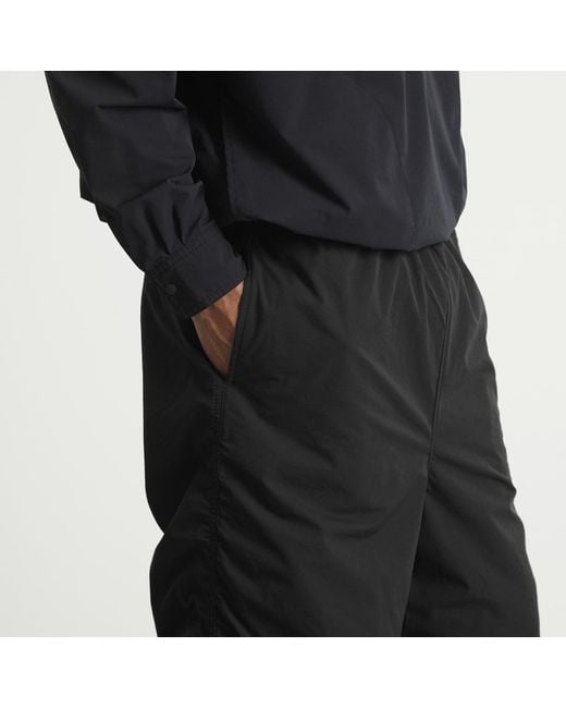 Beams Plus Black Puckering Easy Trousers for men