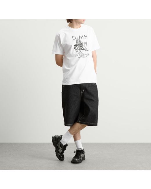 Dime White Glorious T-Shirt for men