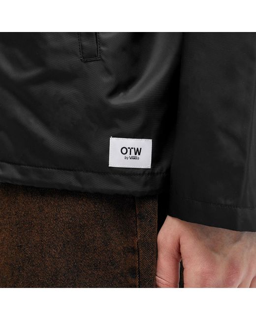 Vans Black Otw Duo Tone Coaches Jacket for men