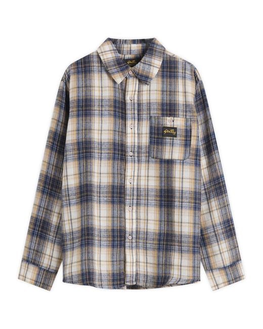 Stan Ray Blue Flannel Shirt for men