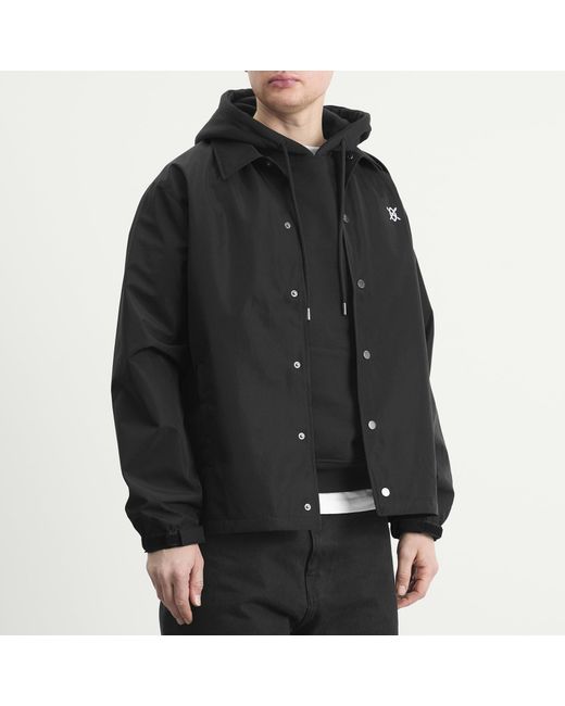 Daily Paper Black Alias Dias Coach Jacket for men