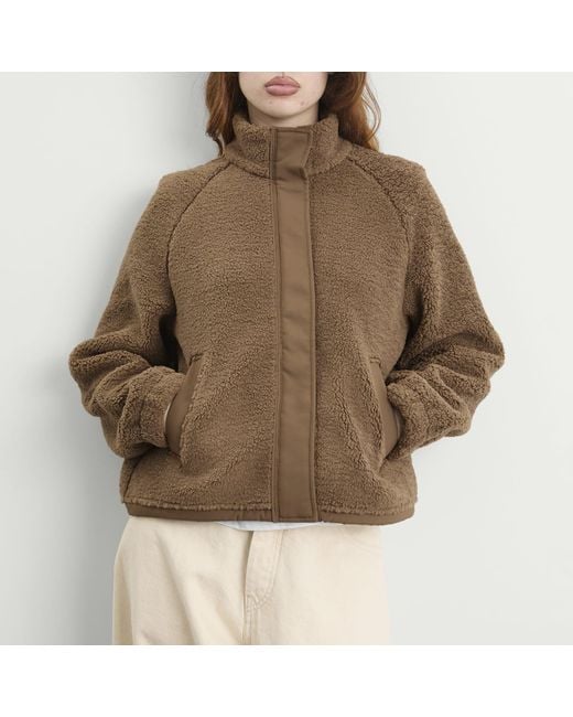 Samsøe & Samsøe Brown Safrost Fleece Jacket