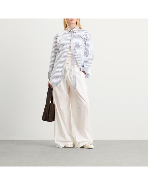 St. Agni White Everyday Drawstring Pants