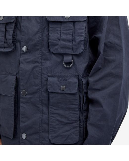 Barbour Blue Heritage + Modified Transport Casual Jacket for men