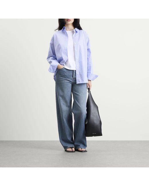 GOOD AMERICAN Blue Vintage Wide Jeans