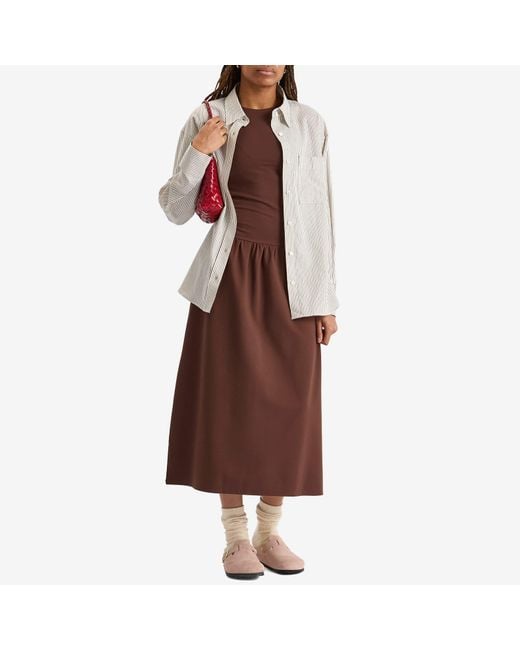 4th & Reckless Brown Shannon Midi Dress