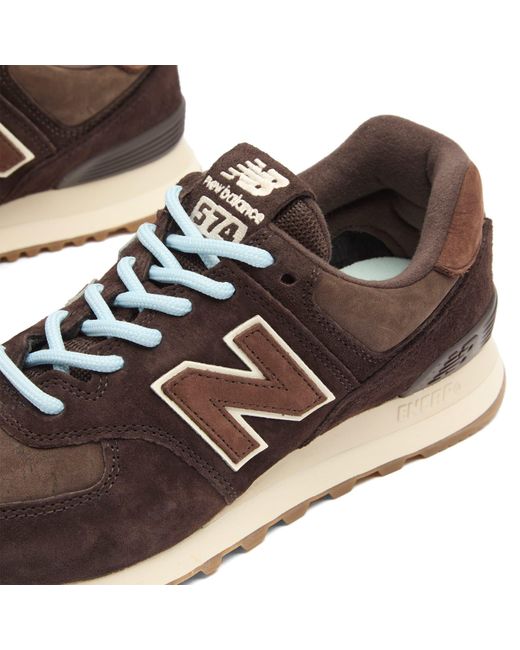 New Balance Brown 574 Sneaker