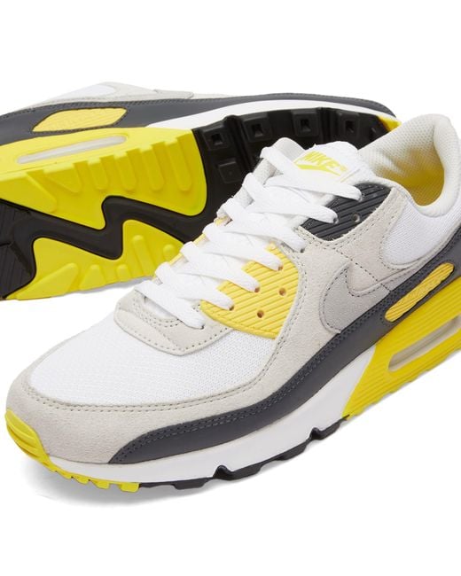 Nike Yellow Air Max 90 Sneaker for men