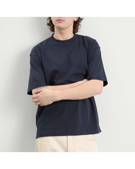 YMC Blue Triple T-Shirt for men