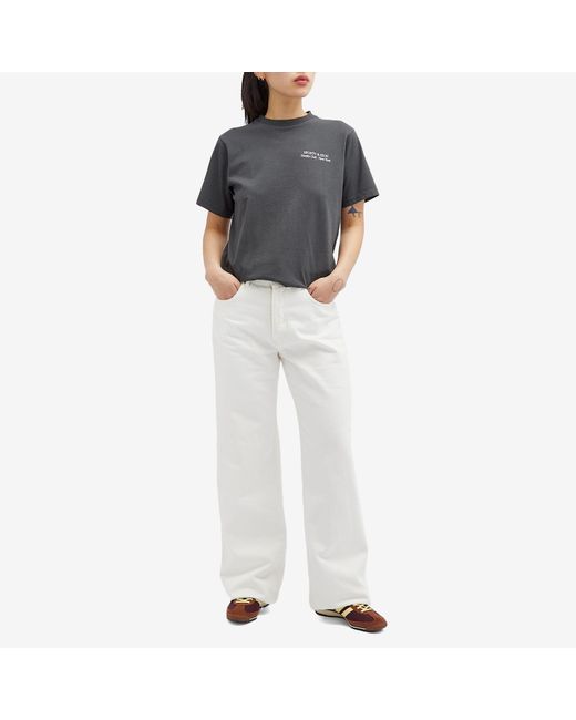 Sporty & Rich Gray Drink More Water T-Shirt