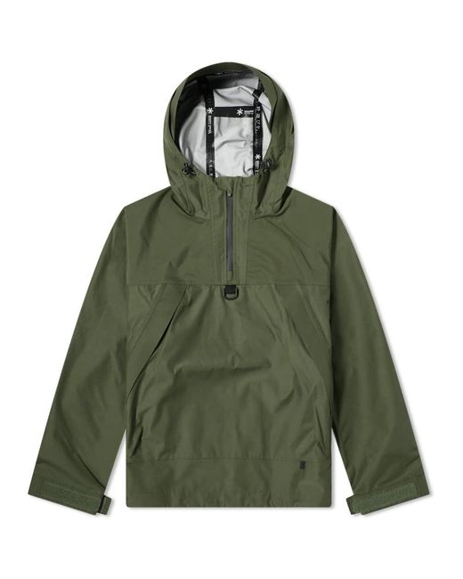Snow Peak Green Fr 3l Pullover Rain Jacket for men
