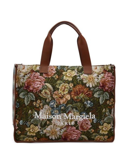 Maison Margiela Brown Cabas Shopping Bag Large