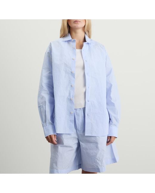Baserange Blue Claude Shirt