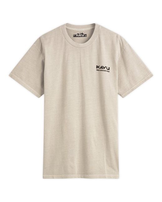 Kavu Natural Pnw Wild Life T-Shirt for men