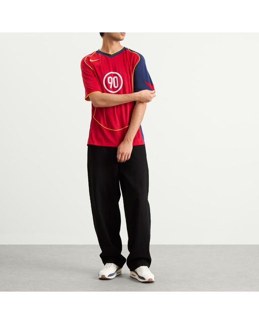 Nike Red T90 Football Jersey for men