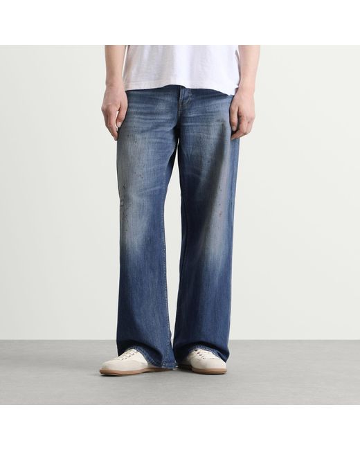 Acne Blue 1981 Trafalgar Wash Wide Leg Jeans for men