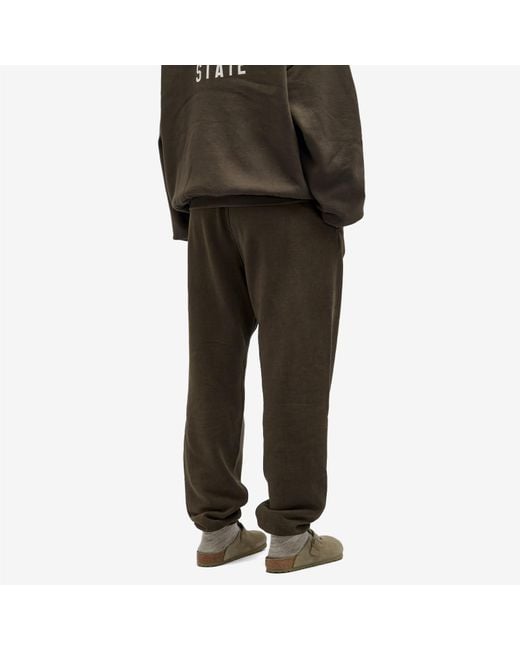 Fear Of God Gray State Heavy Fleece Essential Sweat Pa for men