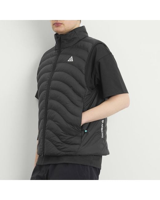 Nike Black Acg Lava Flow Vest for men