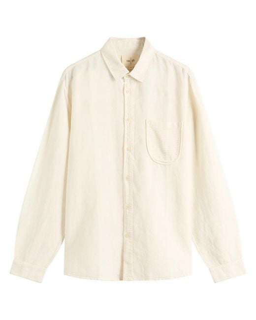 Folk Natural Contrast Pocket Shirt for men